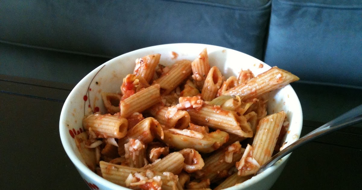 The VegTable Penne Marinara With Artichoke Hearts