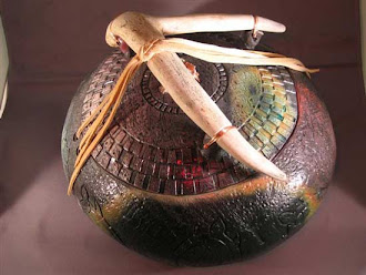 Ed Gray - Pot with Lid and Horn Handle