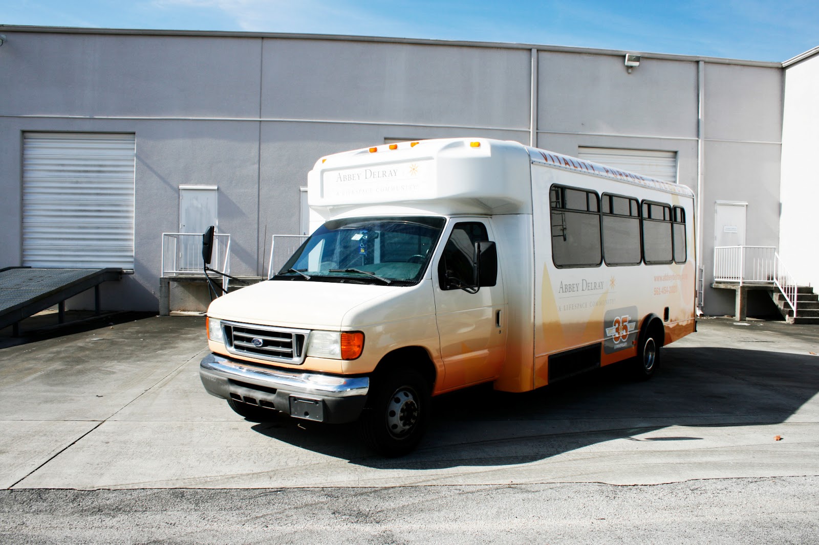 Shuttle Bus Van Wrap Delray Beach Florida