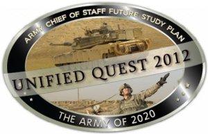 Unified Quest is the Army Chief of Staff's future study plan designed to examine issues critical to current and future force development... - as the world population grows, increased global competition for affordable finite resources, notably energy and rare earth materials, could fuel regional conflict. - water is the new oil. scarcity will confront regions at an accelerated pace in this decade.
