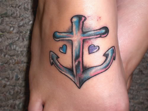 Anchor Tattoo Designs For Girls