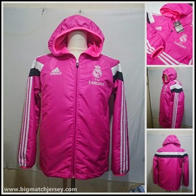anthem jacket real madrid pink 2014 2015 waterproof big match jersey toko grosir dan anthem jacket real madrid pink 2014 2015 waterproof big match jersey toko grosir dan