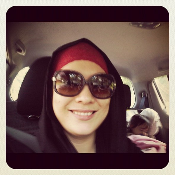 Giliran Sharifah Sofia Bertudung