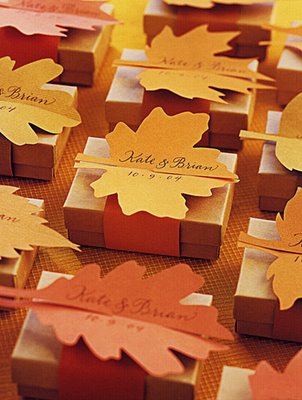 Fall Wedding Favor Ideas ~ Unique Wedding Ideas and Collections