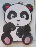 Jam Dinding Custom Panda