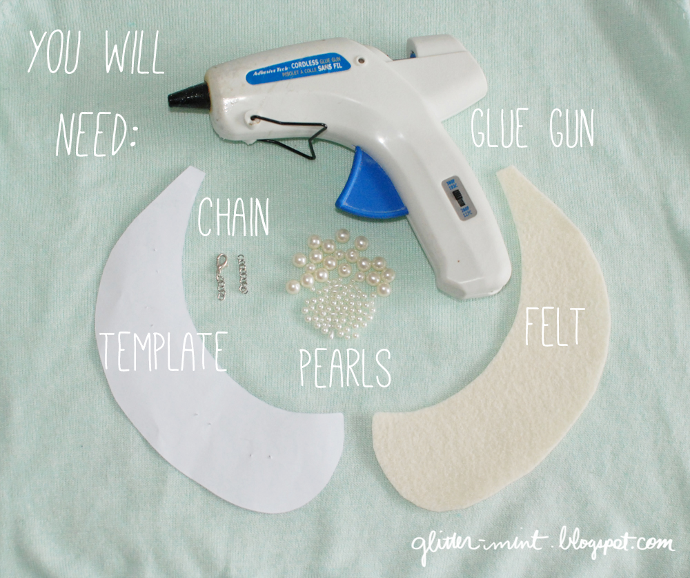 DIY Pearl Collar Necklace
