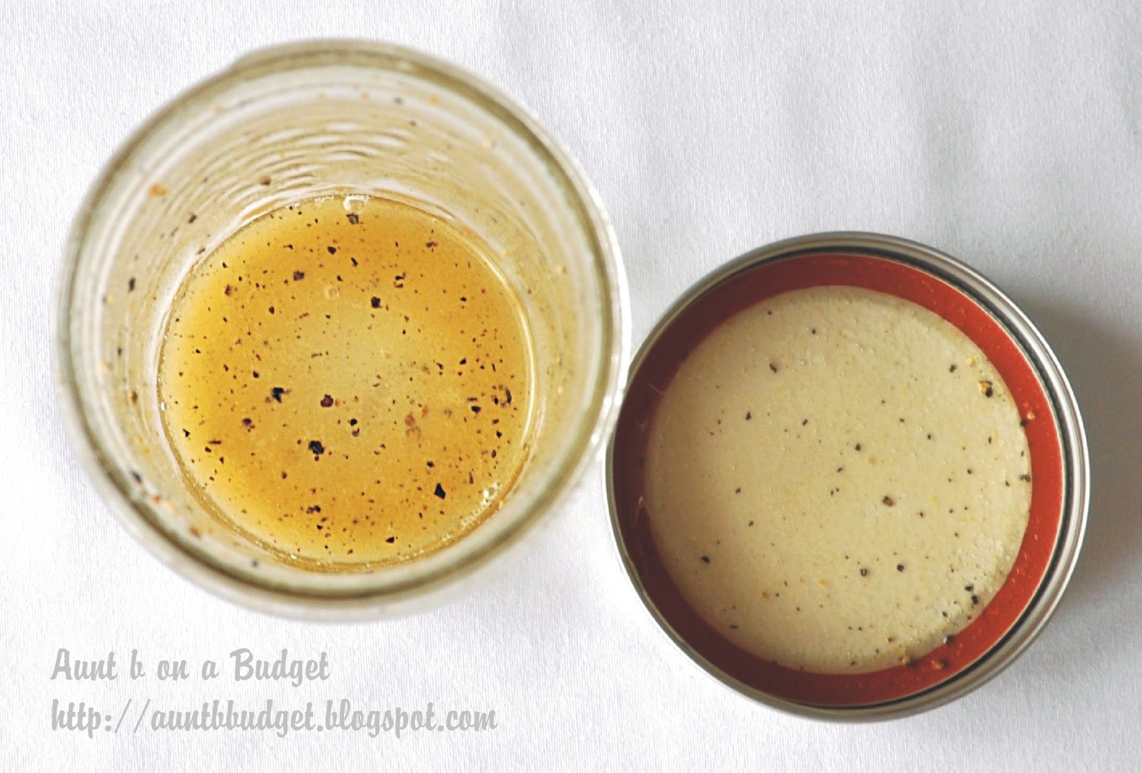 Aunt B on a Budget Pickle Juice Vinaigrette