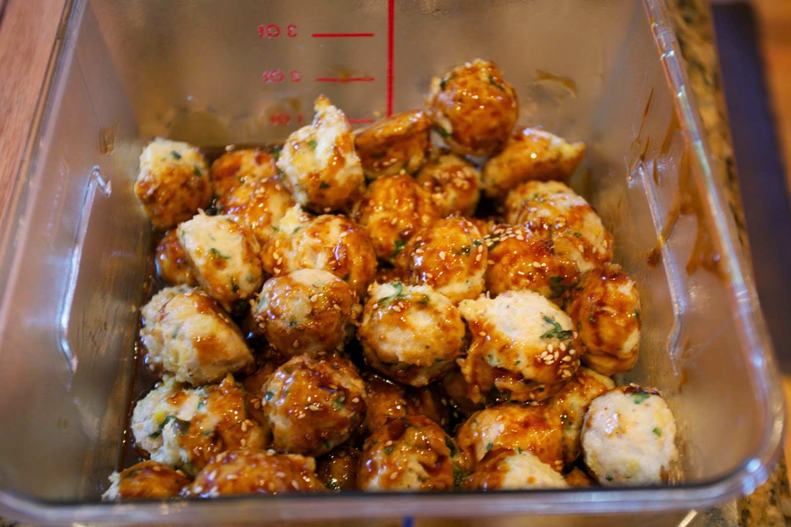 Vietnamese Chicken Meatball Rice Bowls