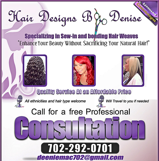 Grand Opening Hair Designs By Denise Full Service Beauty Salon Opening In Las Vegas