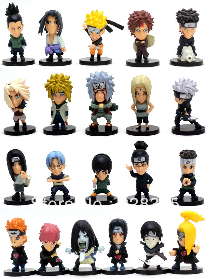 عودة...لأيآم الطفولهه ! > كآنآميآت $$ Japan-Anime-Naruto-Uzumaki-Naruto-Sasuke-Kakashi-PVC-21pcs-Mini-Cute-Toy-Gift-Figure-Free-Shipping+(1)