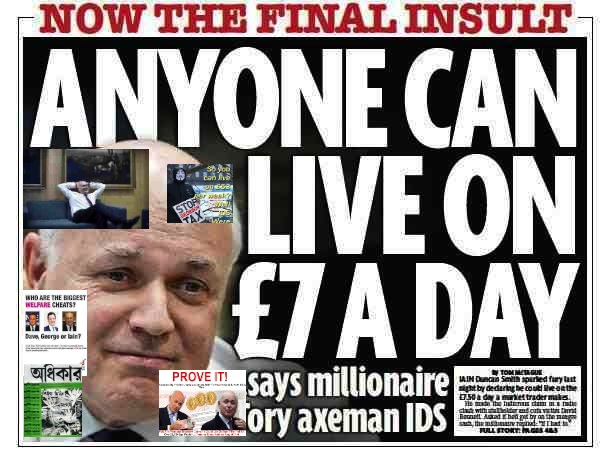 Only Neo Con Liars in their sick-making cynical fantasies could live as IDS lyingly claims...