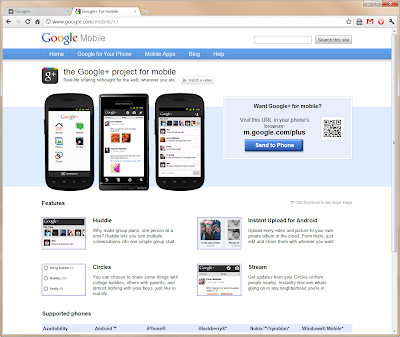 Google + Update For Mobile Device Users Google + Update For Mobile Device Users