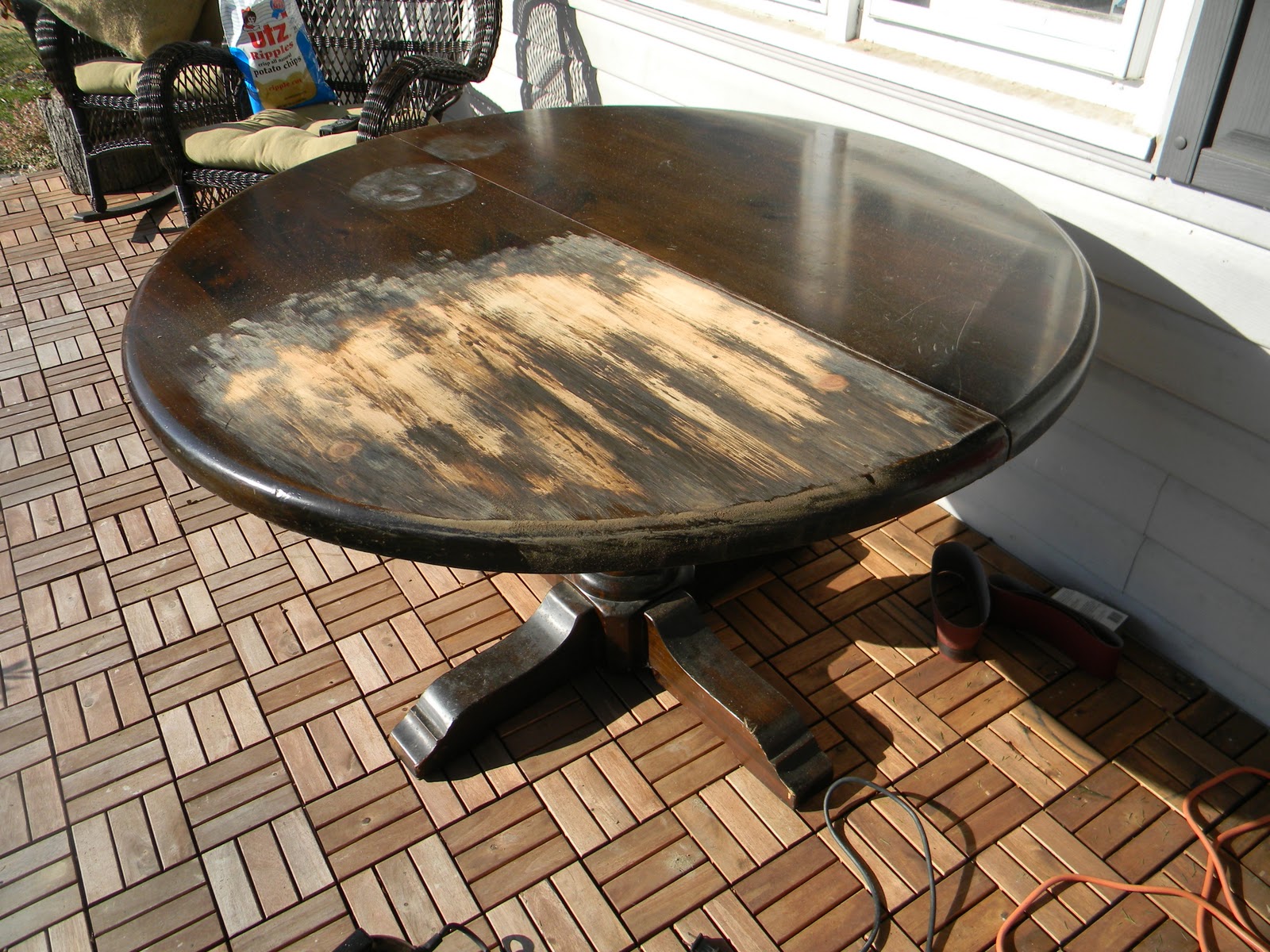 The Diligent One 25 Goodwill table redo