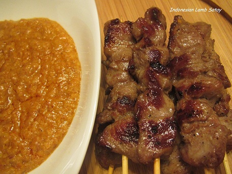 Indonesian lamb Satay