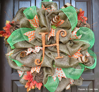 Fall Deco Mesh Wreath