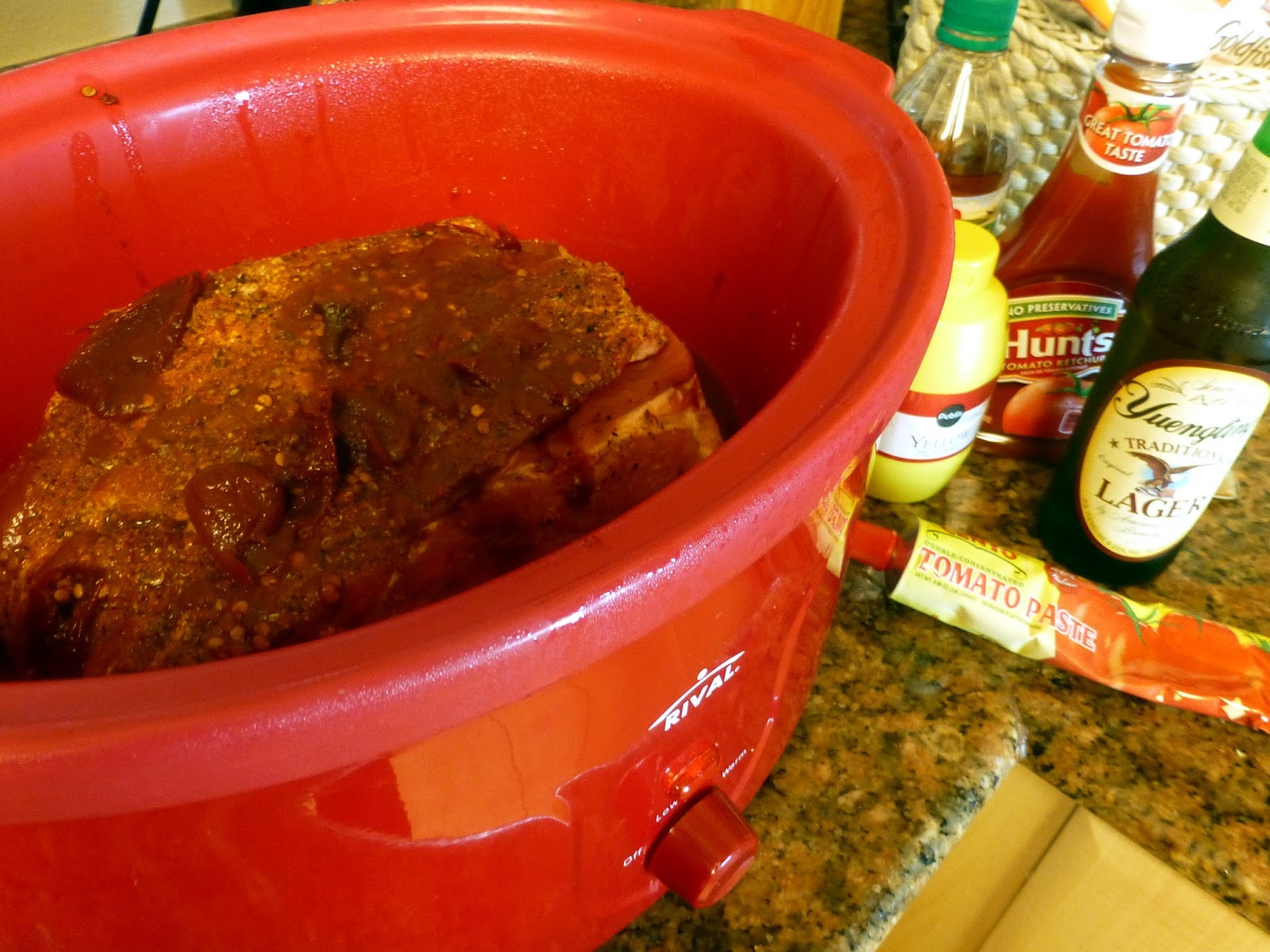 Whistlestop Cafe Cooking Boston Butt in a Crock Pot.