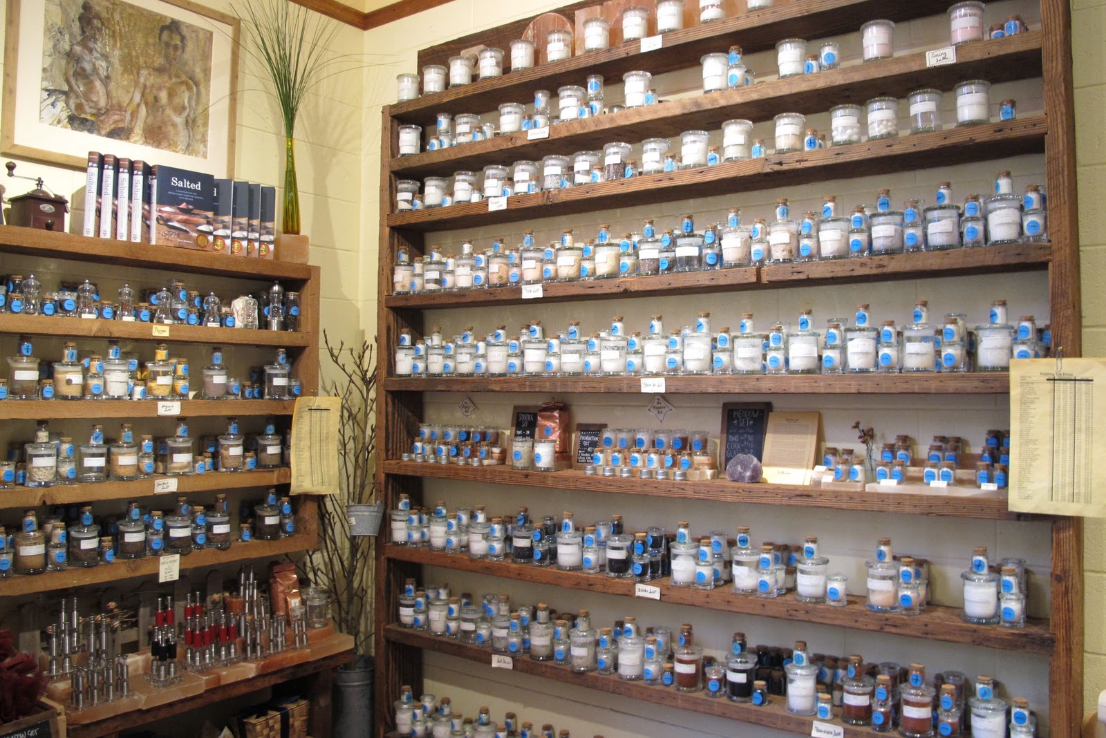 Finishing & Sea Salts at The Meadow Salt Tasting Munchie Musings