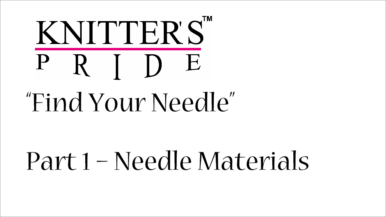 Find Your Needle Video Series with Staci Perry of Very Pink Knits