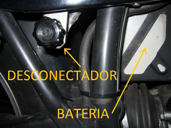 Spinner: BMW R65 Monolever, K75RT y R1200GS: Desconectador de batería (y  anti robo) para las BMW R ó K