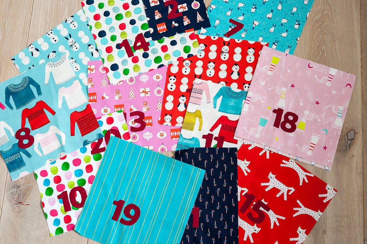 needles and lemons Advent Calendars for my nieces part 1