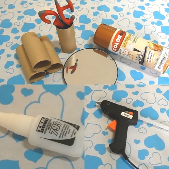 DIY+moldura+espelho+rolo+papel+higiênico