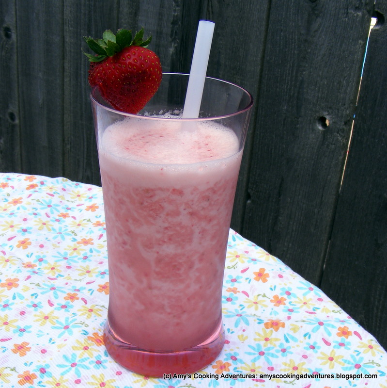 Homemade Strawberry Julius