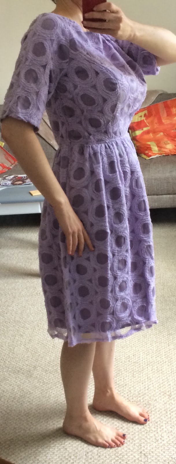 A custom-sized dress from eShakti