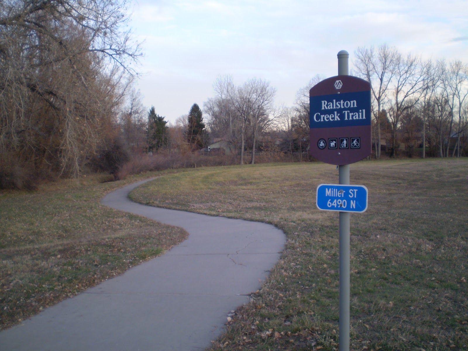 Denver's Bike Paths Ralston Creek From The Top November 2011