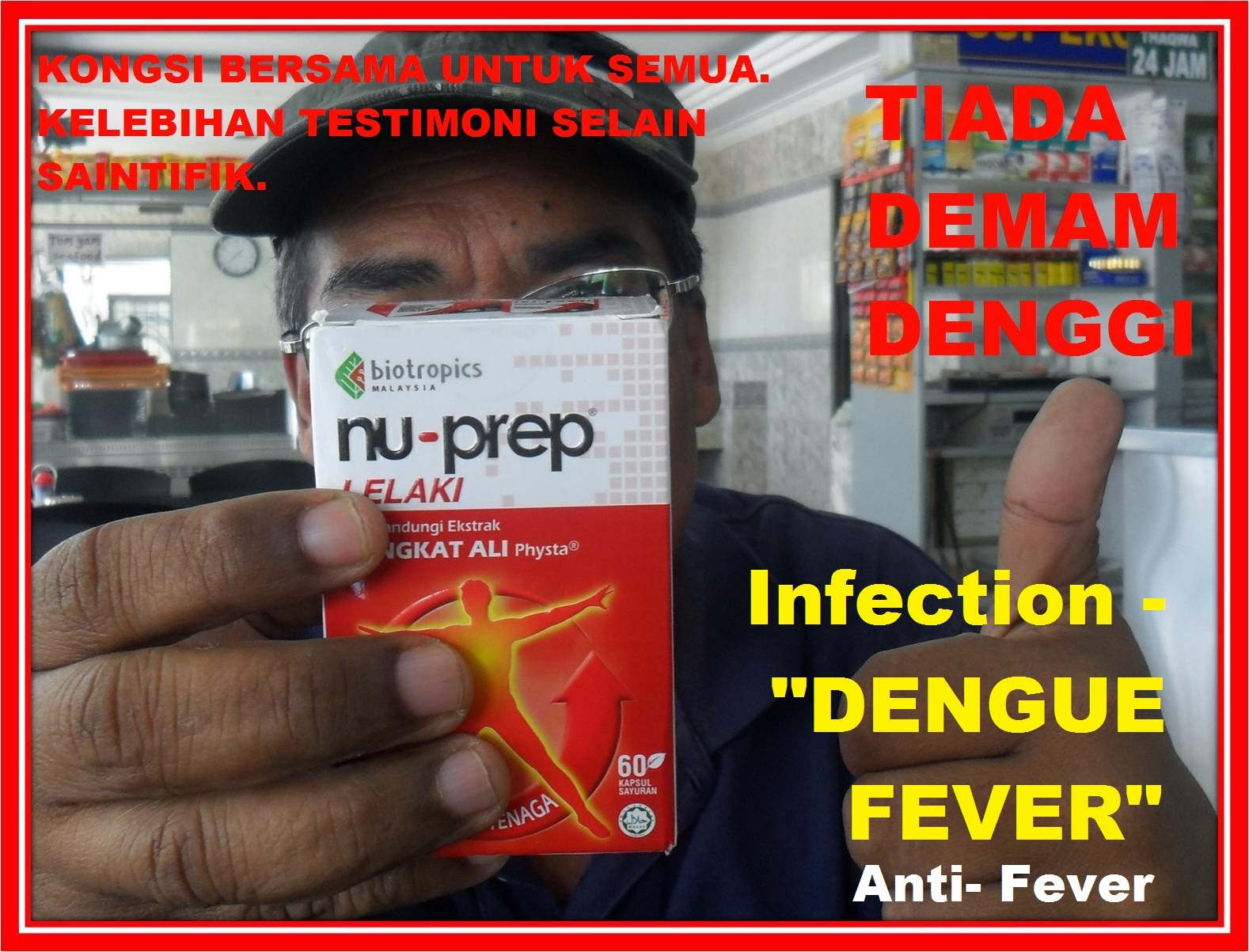 DEMAM DENGGI 'dengue fever' Kelebihan CEPAT Bertenaga Tanpa Bantuan Bahan Terlarng / DADAH