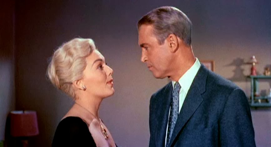 Image result for kim novak and jimmy stewart in vertigo