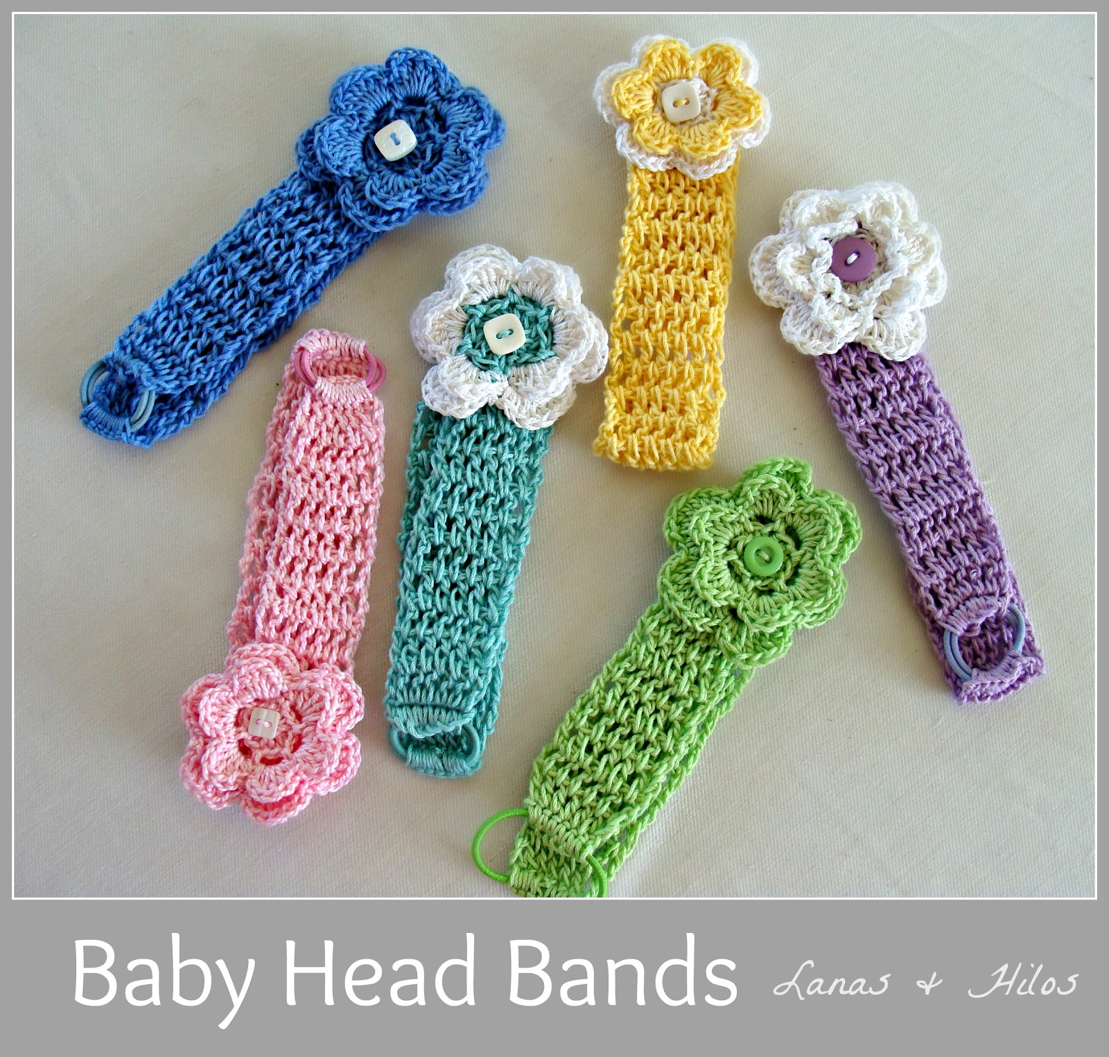 Hace poco hiceuna coleccion de Cintas para bebE en crochet. Hubo ...
