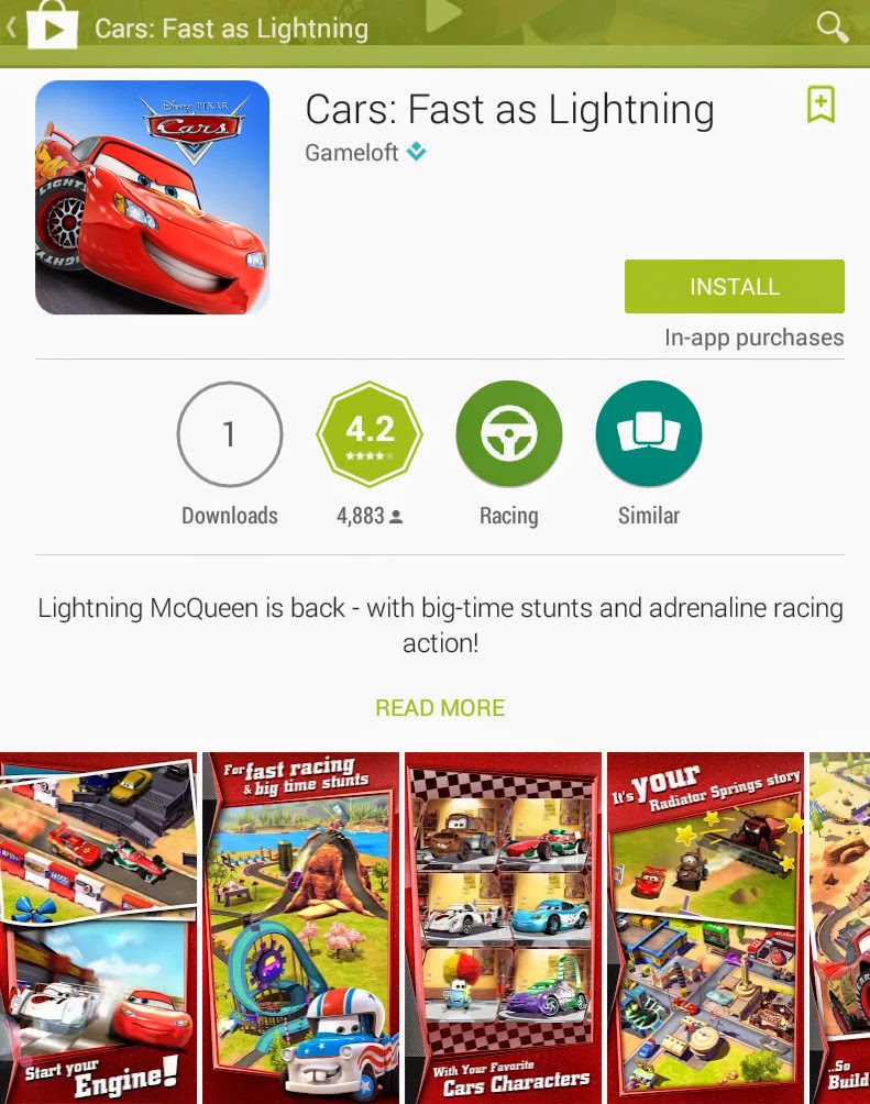 disney pixar cars fast as lightning