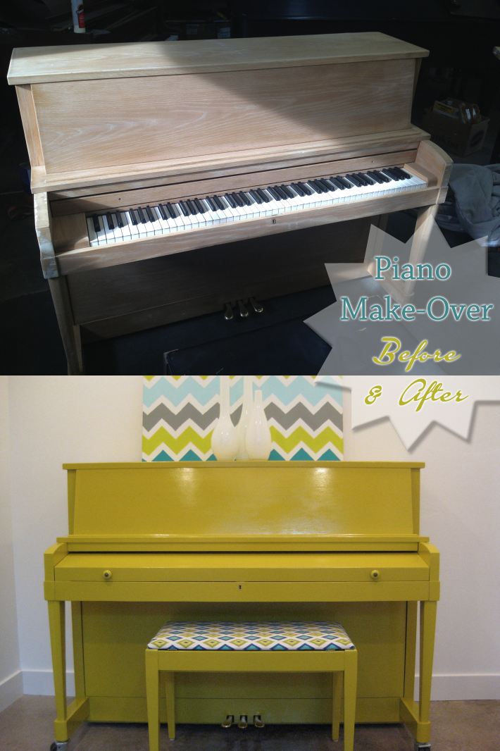 Piano MakeOver Before and After Entirely Eventful Day