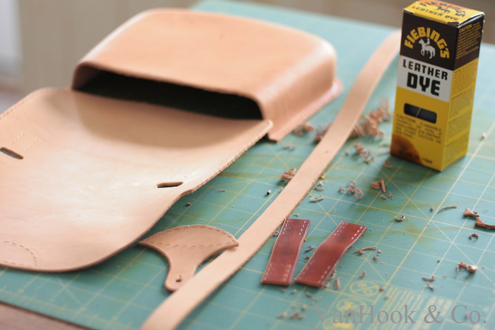 VanHook & Co. Assembling Molded Leather Handbag