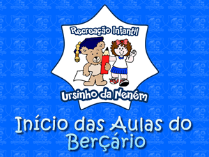 Volta às aulas do berçário - 2012