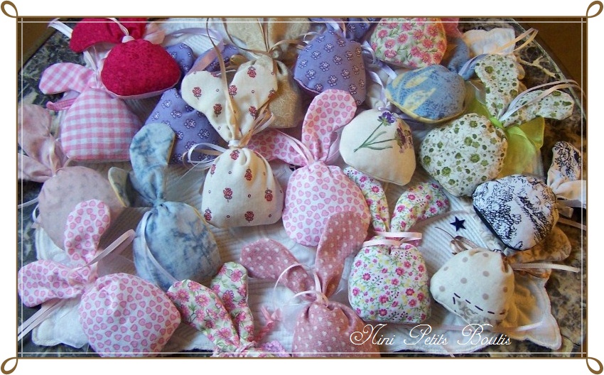 Nini Petits Boutis Sachets lavande Lapin
