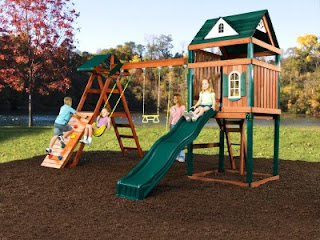 wooden playground sets