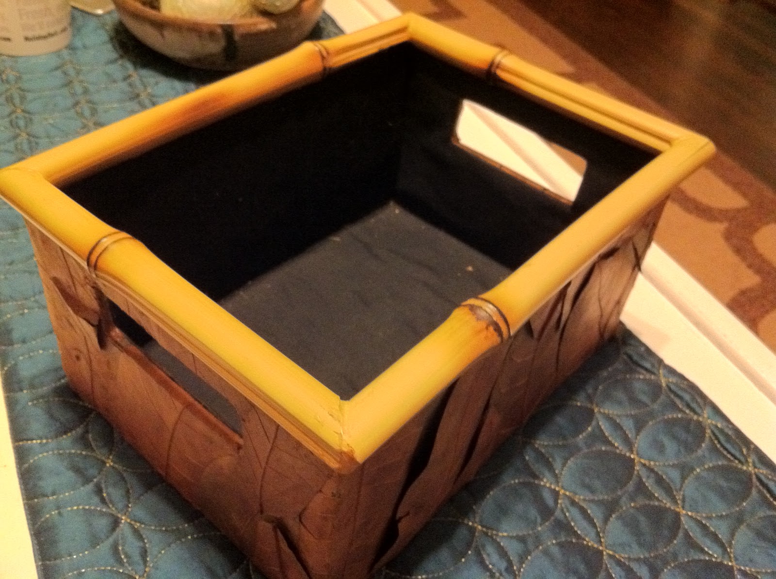 MidSouth Stagers Thrifted Bamboo Box Makeover