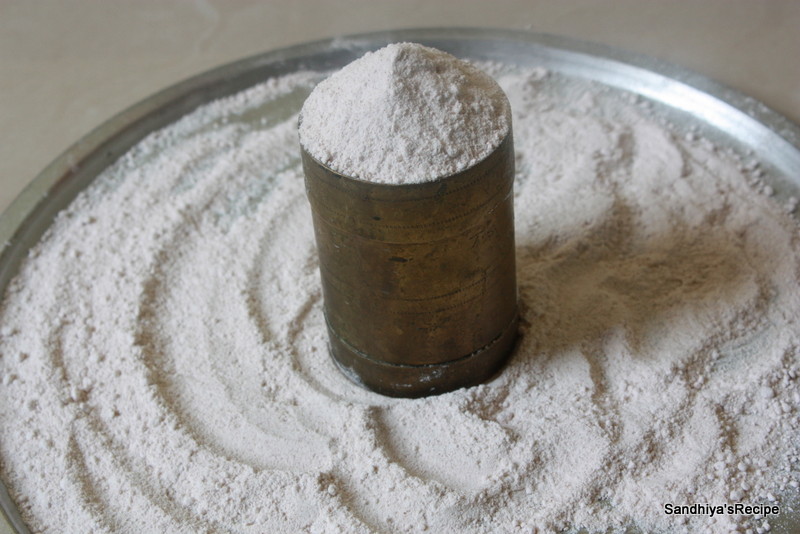 Sandhiya's Cookbook Rice flour Red rice flour Home made Rice flour