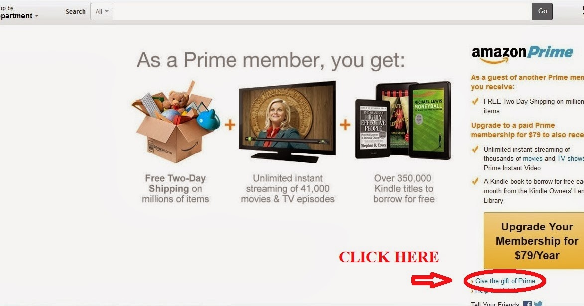 Tech Olympiad How To Gift Amazon Prime Membership