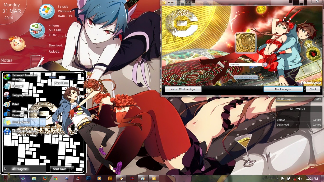 Download Anime Windows Themes Theme Win 7 C The Money Of Soul And Possibility Control By Irsyada007 Desktop Wallpaper Free Get Wallpaper Anime Windows Themes Theme Win 7 C The Money Of Soul And Possibility Control By Irsyada007 For iPhone Free