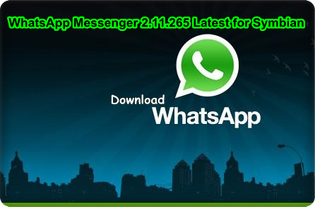 Download WhatsApp Messenger 2.11.265 Latest For (Symbian)