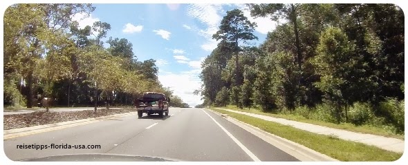 Mahan Drive in Tallahassee, Florida USA