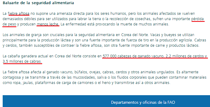 Alimentacion en Corea del Norte Carne