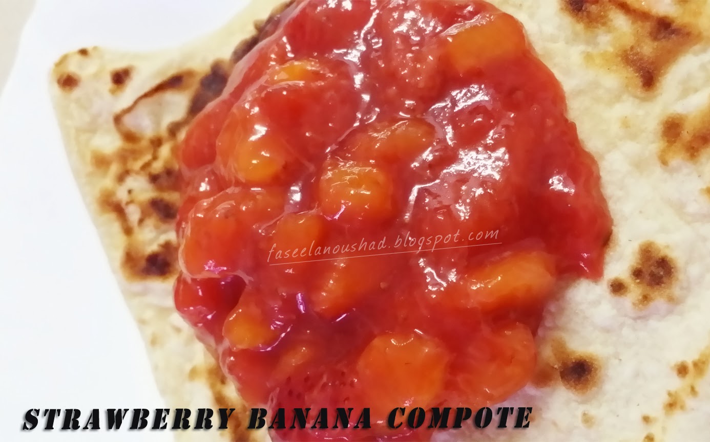 GOOD FOOD ENDS WITH GOOD TALK Strawberry Banana Compote