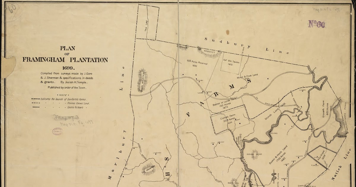 FRAMINGHAM MATTERS Old maps and aerial drawings of Framingham
