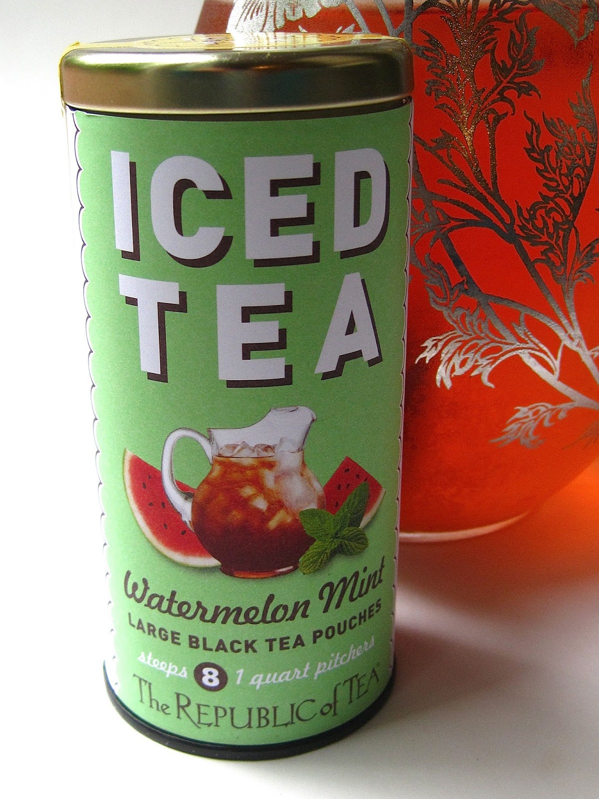 Tea With Friends Republic of Tea's Watermelon Mint Iced Tea