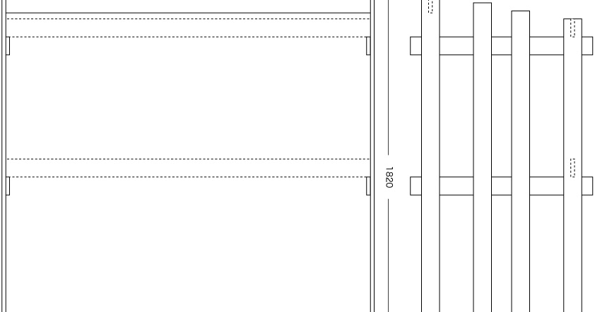Weekend Carpenter 薪棚図面（仮）