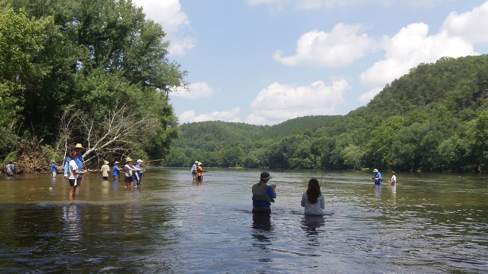 Today on the James Clean water means good fishing in the James