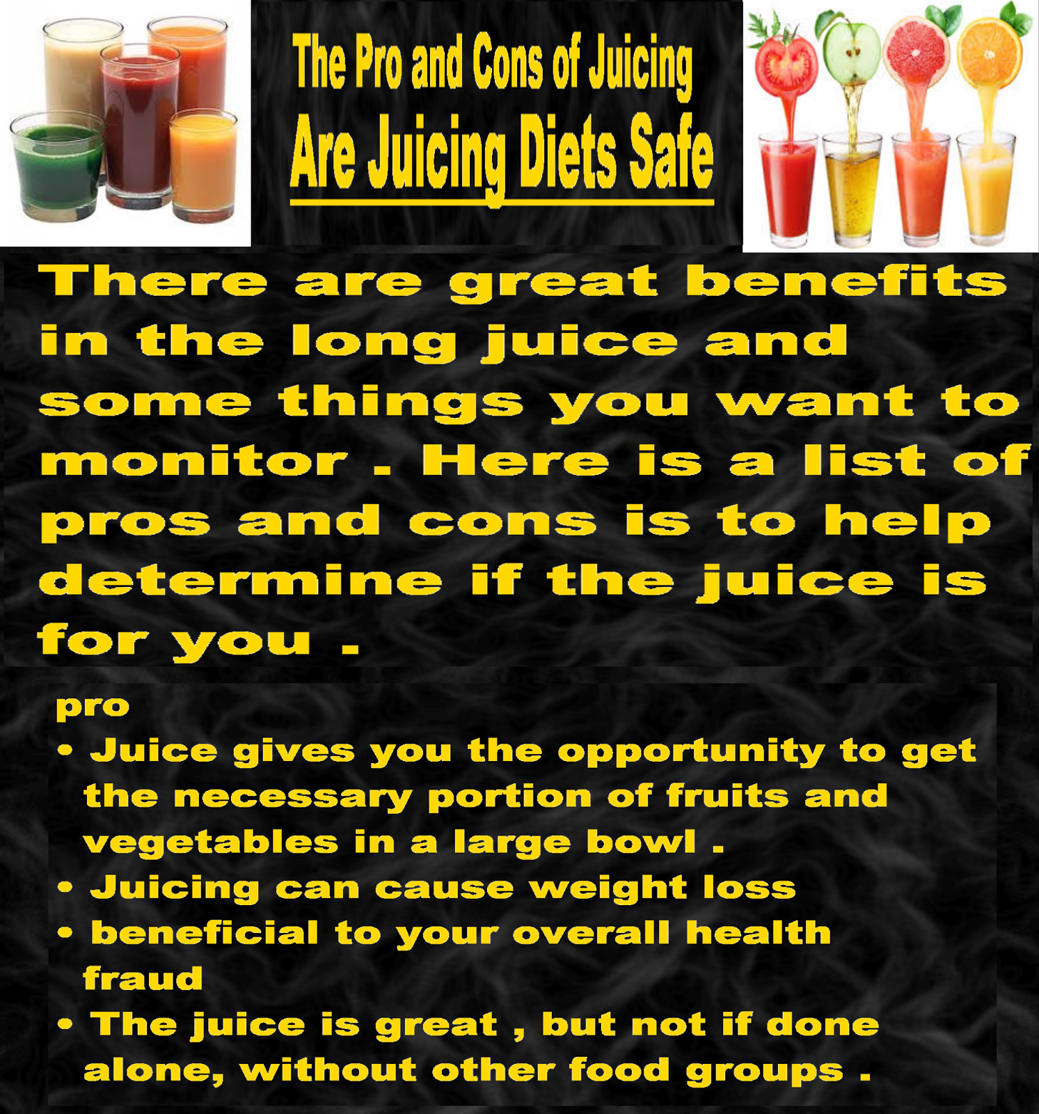 1 Best of whole The pro and cons of Juicing Are Juicing Diets Safe